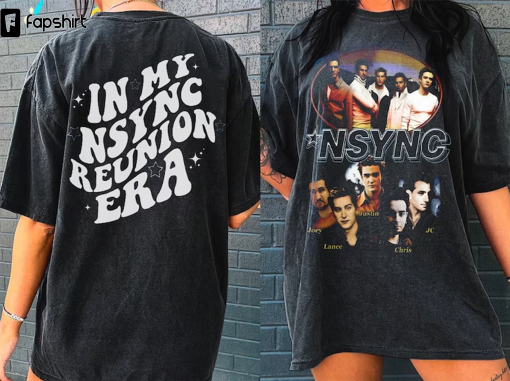 Vintage Nsync Boy Band 90s T Shirt In my Nsync Reunion Era, Nsync Shirt, Team NSYNC, NSYNC Forever, 90s Boy Band