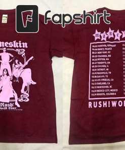 Maneskin Band Music Shirt 2 Sides, Rush!…