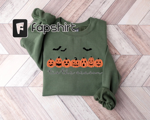 is The Season Halloween Sweatshirt,Halloween Sweatshirt,Spooky Season,Coffee Shirt,Halloween Design Shirt,Halloween Gift,