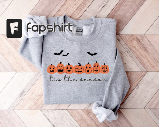 is The Season Halloween Sweatshirt,Halloween Sweatshirt,Spooky Season,Coffee Shirt,Halloween Design Shirt,Halloween Gift,