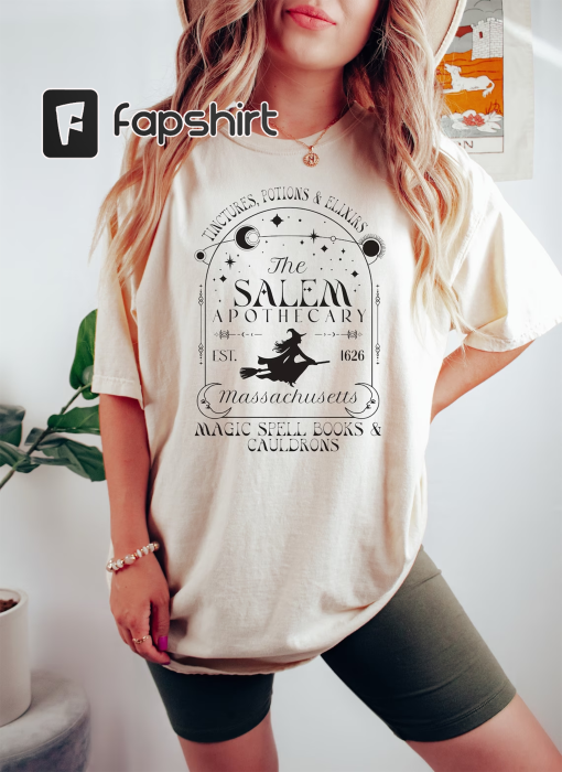 The Salem Apothecary Shirt, Salem Witch Shirt, Salem Witches Shirt, Salem Sweatshirt, Halloween GIfts, Halloween Witches Sweatshirt