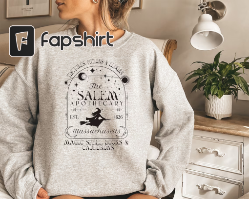 The Salem Apothecary Shirt, Salem Witch Shirt, Salem Witches Shirt, Salem Sweatshirt, Halloween GIfts, Halloween Witches Sweatshirt