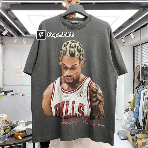 Dennis Rodman Vintage Washed T-Shirt, Vintage Dennis Rodman Washed Unique SeoFriendly T-Shirt