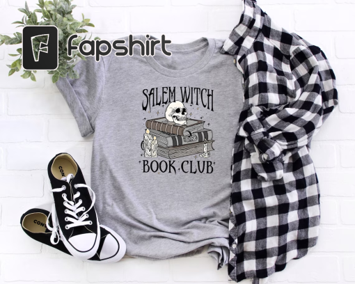 Salem Witch Book Club Shirt, Salem Massachusetts Shirt, Halloween Shirt, Witch Shirt, Halloween Tee, Salem Shirt, Happy Halloween Shirt