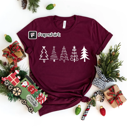 Christmas Tree Sweatshirt, Christmas Shirts for Women Christmas TShirt Shirts For Christmas Tree t-shirt Cute Holiday Sweater