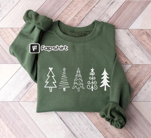 Christmas Tree Sweatshirt, Christmas Shirts for Women Christmas TShirt Shirts For Christmas Tree t-shirt Cute Holiday Sweater