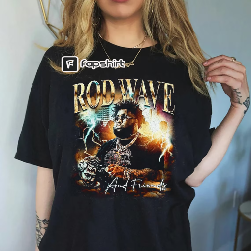 Retro Rod Wave T-Shirt, Rod Wave Nostalgia 2023 Tour Sweatshirt, Beautiful Mind Tour, Music Concert Tee, Rod Wave Merch, Gift For Fan