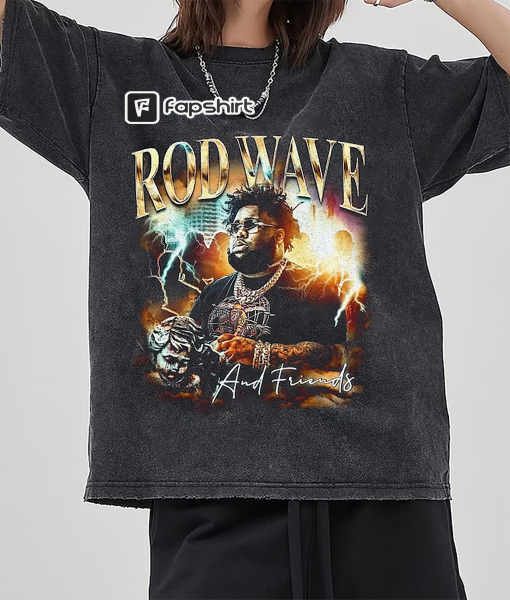 Retro Rod Wave T-Shirt, Rod Wave Nostalgia 2023 Tour Sweatshirt, Beautiful Mind Tour, Music Concert Tee, Rod Wave Merch, Gift For Fan