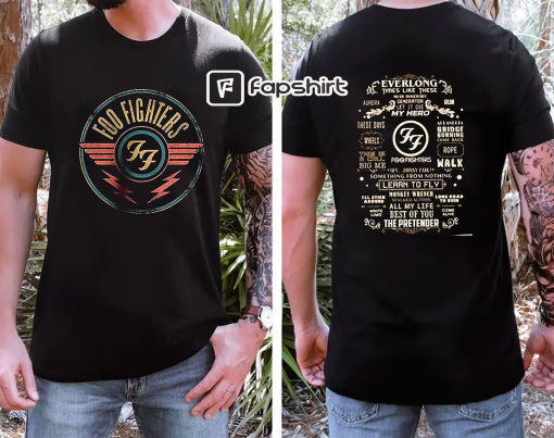 Foo Fighters Shirt, Taylor Hawkins Tribute Concert T-Shirt, Classic Rock FF Wings Concert Sweatshirt, Rock N Roll Band T-Shirt, Love Music