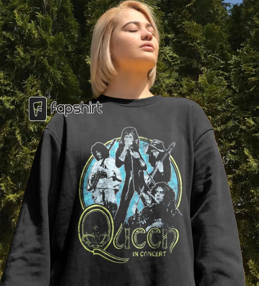 Queen Shirt, Vintage Band Tee, Queen Concert Tshirt, Graphic Shirt, Rock Music Shirt