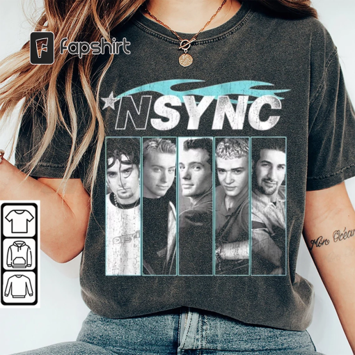 NSYNC 1999 Tour Tee Shirt, Nsync T-Shirt, Nsync Merch Sweatshirt, NSYNC Forever, 90s Boy Band Reunion Shirt, Nsync Band Merch, Music Concert