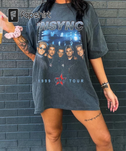 Vintage Nsync 1999 Tour Tee Shirt, Nsync…