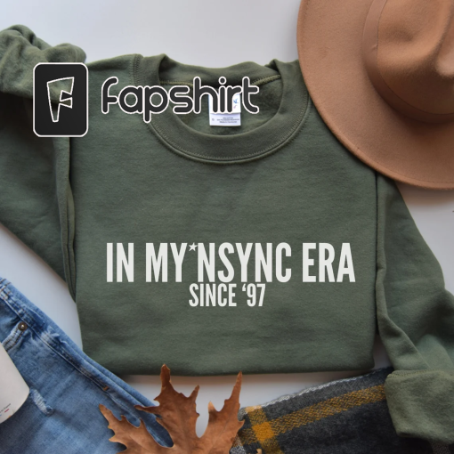 In My NSYNC Era Crewneck Sweatshirt – Vintage ’97 Unisex Crewneck – Tshirt