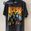 Kiss Band 50th Anniversary 1973-2023 Signature Sweatshirt, Thank You For The Memories Shirt, KISS Band Hoodie, Rock And Roll Music Shirt