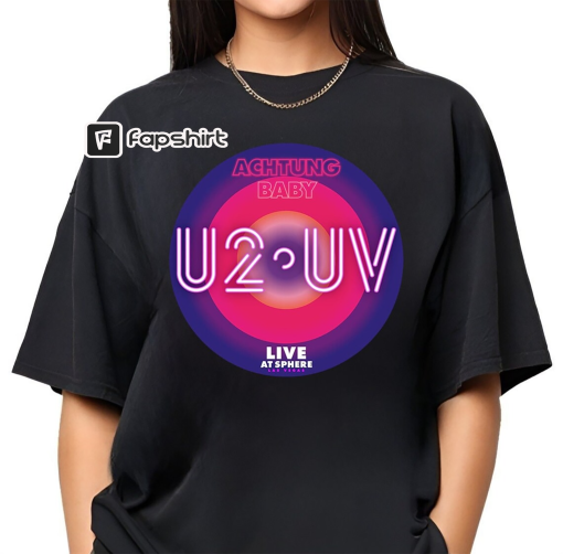 U2 Las Vegas t-shirt,U2 Ultraviolet Sphere 2023,U2 UV logo,U2 Live at Sphere,U2 matching trip shirt,U2 Venetian,U2 residency,U2 unisex tee