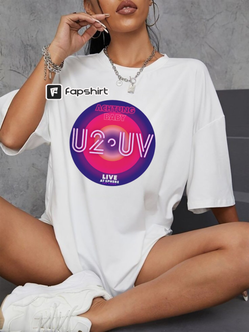 U2 Las Vegas t-shirt,U2 Ultraviolet Sphere 2023,U2 UV logo,U2 Live at Sphere,U2 matching trip shirt,U2 Venetian,U2 residency,U2 unisex tee