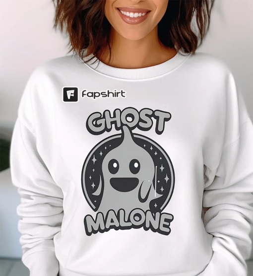 Ghost Malone Sweatshirt, Halloween Sweatshirt, Cute Ghost Sweat, Funny Halloween Crewneck, Spooky Sweatshirt, Stay Spooky, Halloween 2023