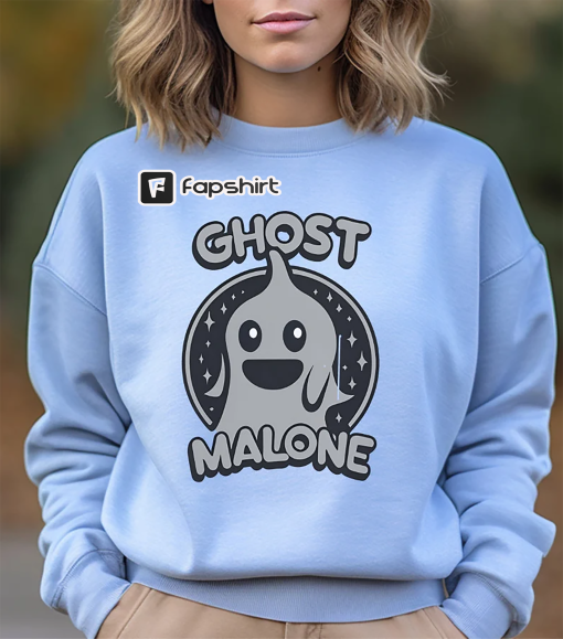 Ghost Malone Sweatshirt, Halloween Sweatshirt, Cute Ghost Sweat, Funny Halloween Crewneck, Spooky Sweatshirt, Stay Spooky, Halloween 2023