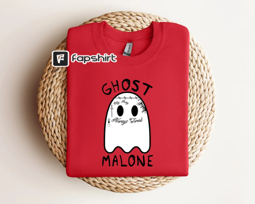 Ghost Malone Sweatshirt, Halloween Sweatshirt, Cute Ghost Sweat, Funny Halloween Crewneck, Stay Spooky, Spooky Sweatshirt, Halloween 2023,