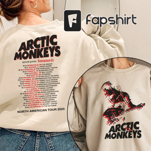 Arctic Monkey 23 North America tour dates Shirt, AM Shirt, Tour Shirt, Do I Wanna Know, Artic Tour 2023