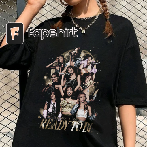 Twice Ready To Be Tour Vintage Shirt, Twice Kpop World Tour Sweatshirt, Twice Ready To Be Tour 2023 T-shirt, Twice 5th World Tour Tee