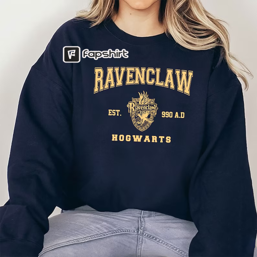 Vintage Hogwarts Sweatshirts, Wizard Sweatshirt, Wizarding World Sweatshirt, Hogwarts House Sweatshirt, Magic World Shirt, HP Fan Gift