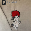 Anime Embroidered Sweatshirt, Anime Shirt, Embroidery Clothing, Embroidered Anime, Anime Sweater