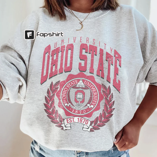 Retro Ohio Football Sweatshirt, College Football Shirt, College Football Shirt, Vintage Ohio Game Day Shirt, Ohio State Buckeyes Shirt