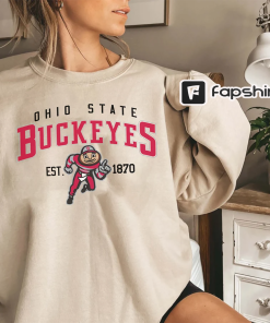 Vintage NCAA Ohio State EST 1870 Sweatshirt,…