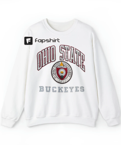 Vintage Ohio State Crewneck Sweatshirt, Distressed Ohio…