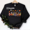 Women’s Salem Broom Co Quality Handcrafted Enchanted Est 1692 Printed Round Neck Long Sleeve Comfort colors Sweatshirt Shirt Halloween gift