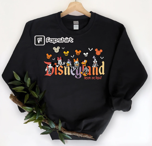 Disney Halloween 2023 Sweatshirt, Vintage Disney Characters Halloween Sweatshirt, Disneyland Halloween, Disney Halloween Sweatshirt