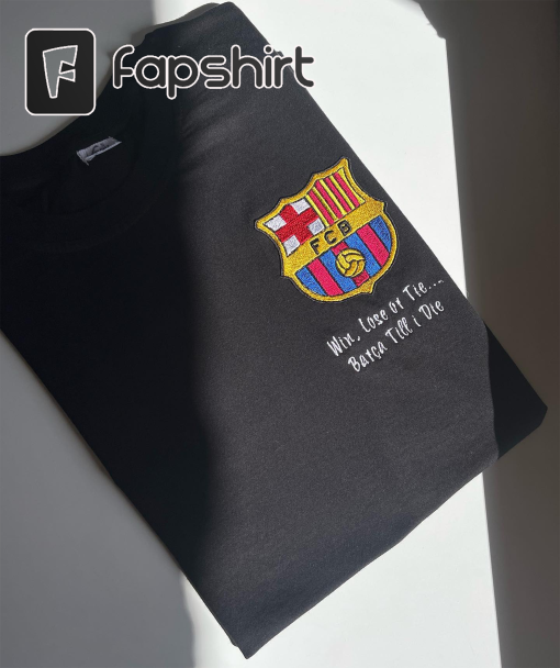 Barca logo Embroidered crewneck