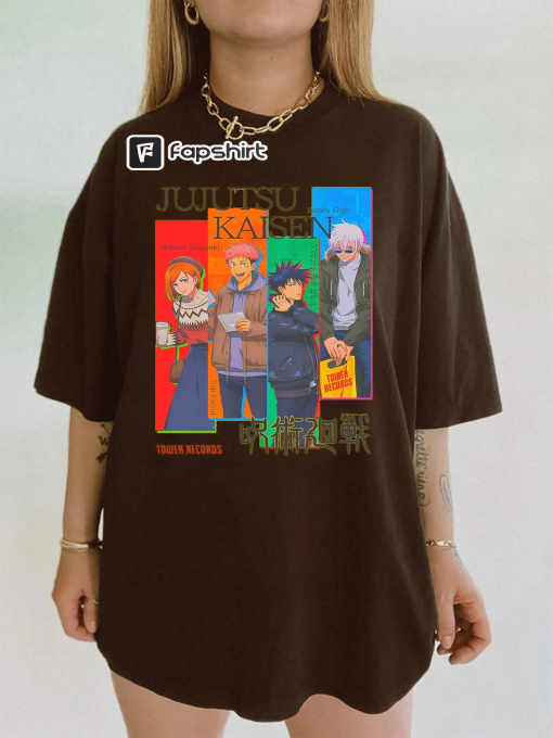 Jujutsu kaisen tshirt, vintage anime clothes, Nanami Gojo shirt, Gojo Satoru Anime lover shirt, Anime Gift, anime fans tee, vintage t shirt