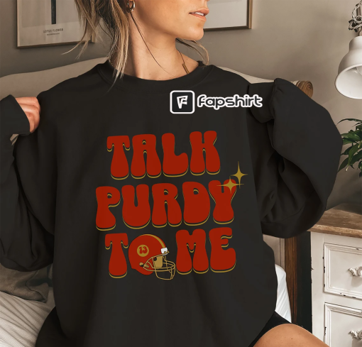 Purdy, San Francisco Football, San Francisco Football Shirt, Retro SF Football,San Francisco Football Sweatshirt, SF Football, Purdy Shirt