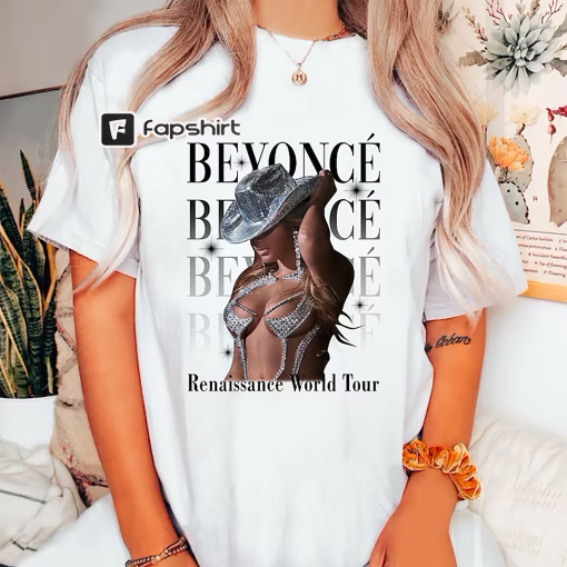 Retro Beyoncé Renaissance World Tour T-Shirt, Music Tour Shirt, Queen Of Pop Music Tee, Beyoncé Renaissance World Tour TShirt