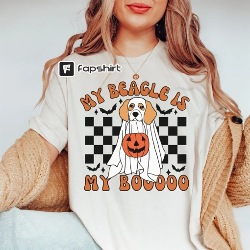 Comfort Colors® Beagle shirt Halloween dog sweatshirt Beagle christmas gift Fall shirts Spooky season Funny ghost dog tshirt Dog mom tee BE4