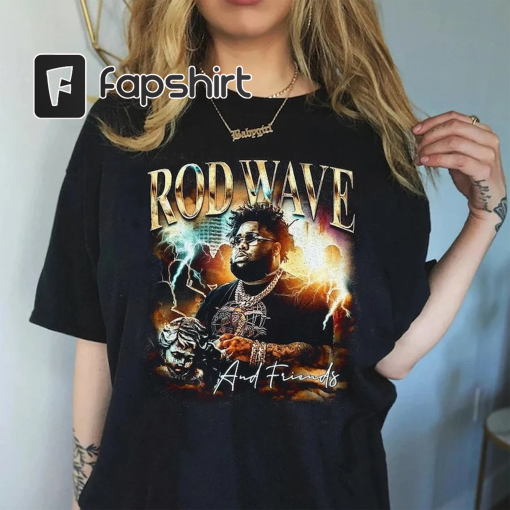 Vintage Rod Wave T-Shirt, Rod Wave Nostalgia 2023 Tour Sweatshirt, Beautiful Mind Tour, Music Concert Tee, Rod Wave Merch, Gift For Fan