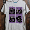 Olivia Rodrigo Guts World Tour track list T-Shirt Gift For Fan All Size S to 3XL