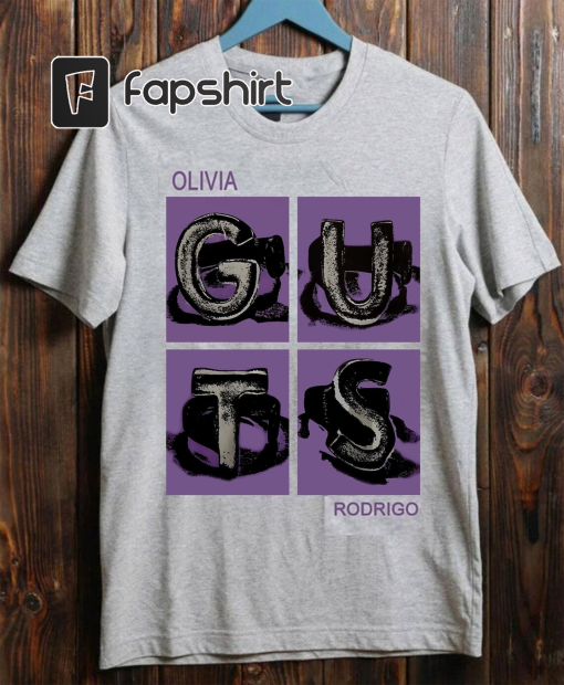 Olivia Rodrigo GUTS album T Shirt Full Size S-5XL