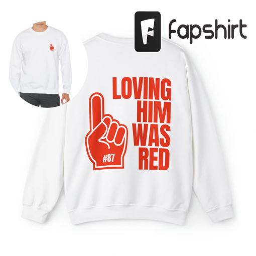 Taylor & Travis RED Sweatshirt, Kansas City Chiefs, Taylor Swift, Travis Kelce, Kansas City, Chiefs, Taylor Swift and Travis Kelce