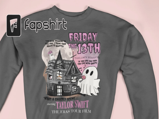 The Eras Tour Movie Premiere Friday the 13th Haunted Sweatshirt