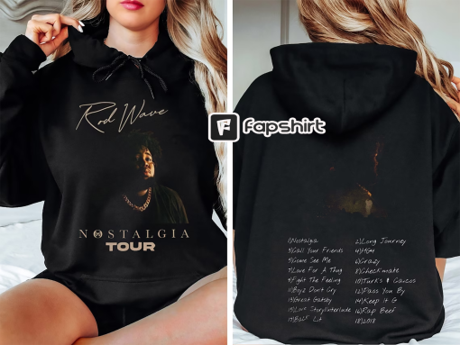 Rod Wave Nostalgia Tour Dates Hoodie, Rod Wave 2023 Concert Shirt, Beautiful Mind Tour, Rod Wave Merch, Music Concert Sweater, Gift For Fan