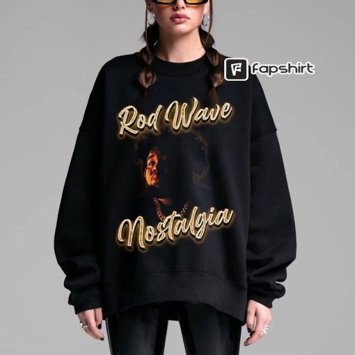 Vintage Rod Wave Nostalgia Sweatshirt, Rod Wave 2023 Tour T-Shirt, Beautiful Mind Tour, Music Concert Tee, Rod Wave Merch, Gift For Fan