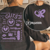 Olivia Rodrigo Guts Shirt, Concert Tour Merch, Song Lyrics Tshirt, Y2K Preppy Clothes, Teenage Girl Gifts