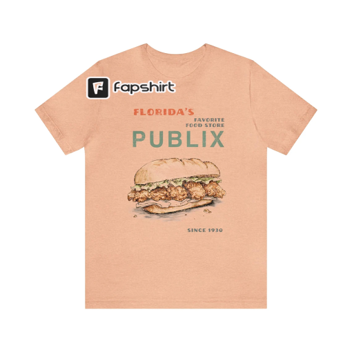 Publix Unisex T Shirt, Vintage Style, Soft Cotton Tee, Publix Sub Fans