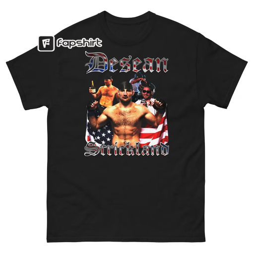 Desean Strickland T-Shirt, UFC 293 Sean Strickland tshirt ufc mma American Fighter 90s