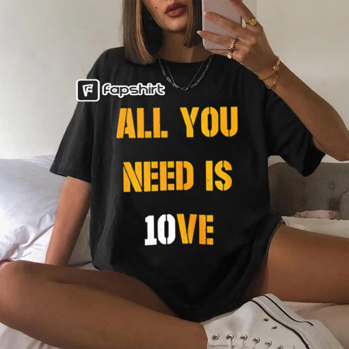 Jordan Love All You Need Is Love Green Bay Packers Shirt Jordan Love American Football shirt Green Bay Packers Shirt Gift For Fans