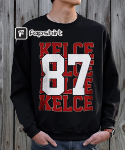 Kelce 87 Shirt, Travis Kelce Football T-Shirt,…