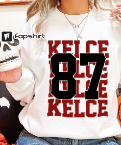 Kelce 87 Shirt, Travis Kelce Football T-Shirt,…